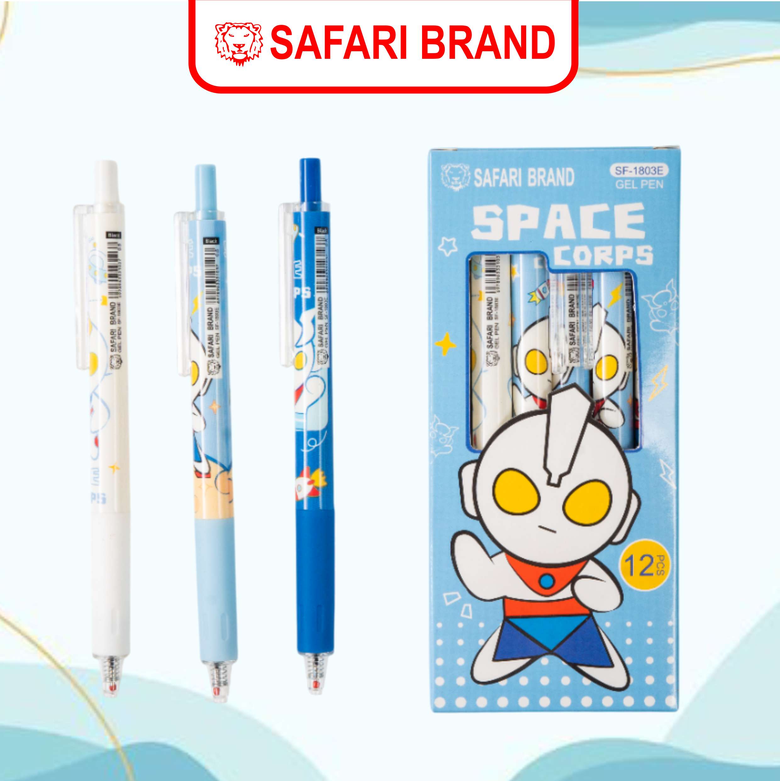 SAFARI SF-1803E Bolpoin Click Karakter