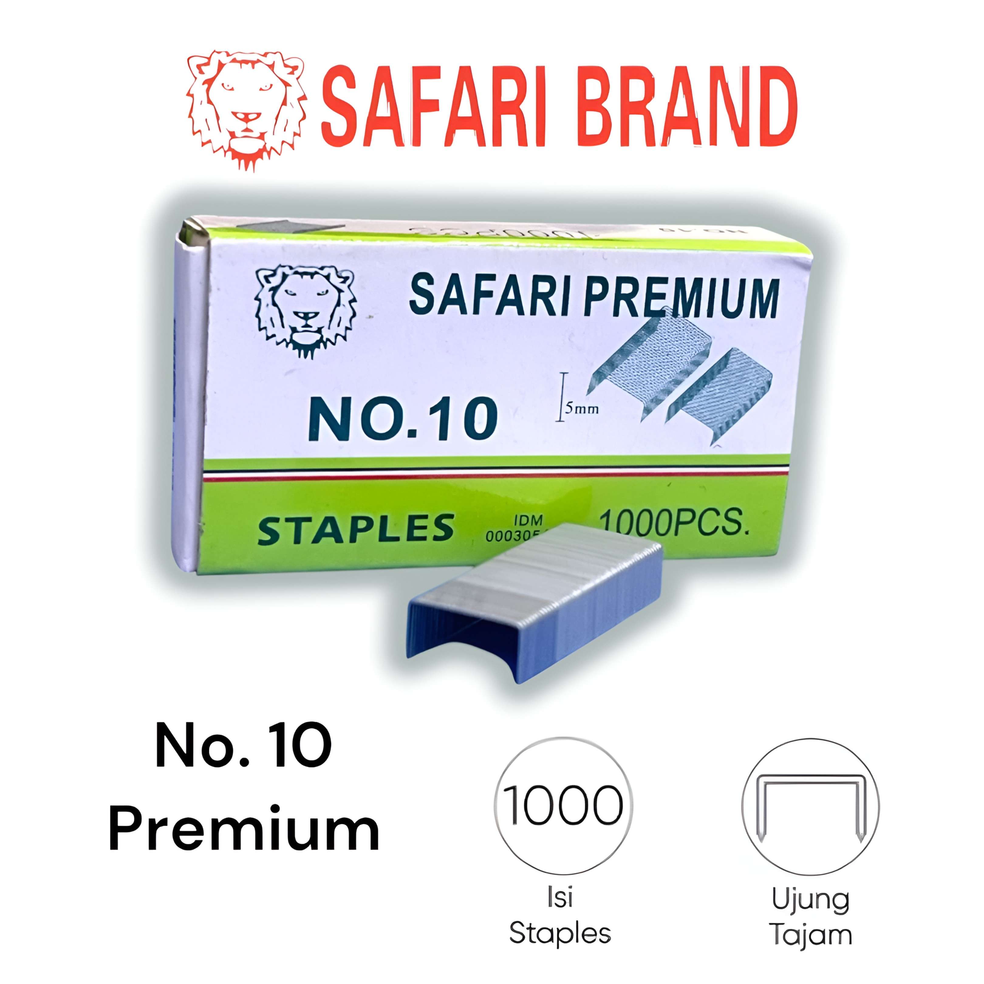 SAFARI Isi Stapler No 10 Premium